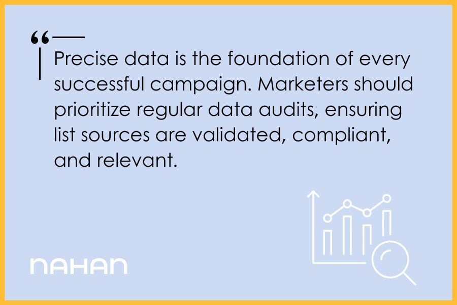 How can I make sure my data is accurate and actually drives results”