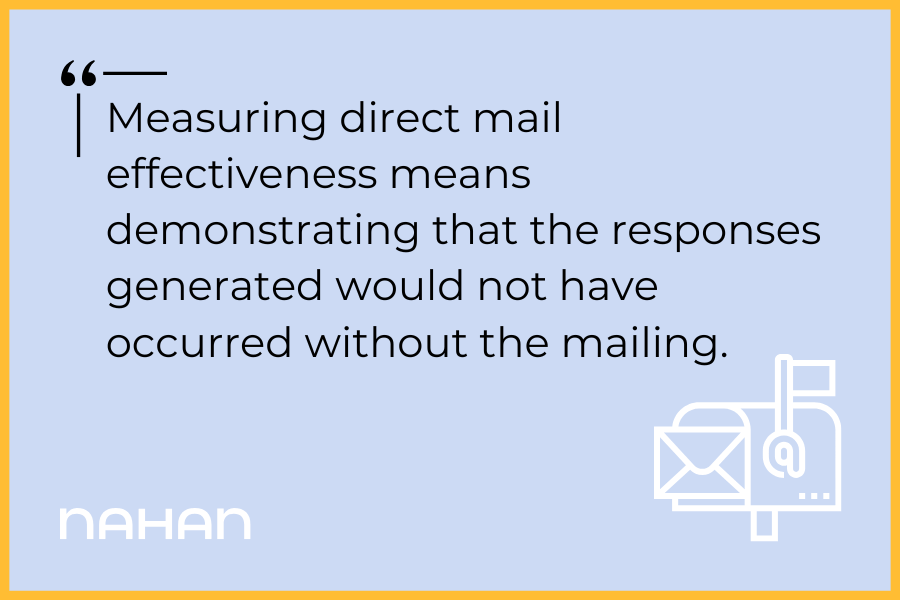 How do I prove direct mail is working