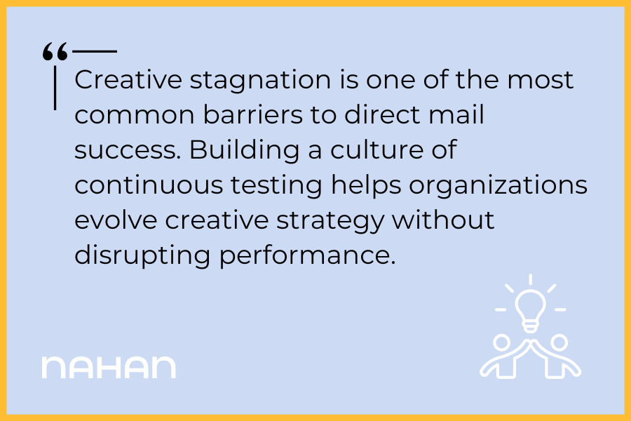 Our creative has gone stale—how do we test new ideas without risking performance_”